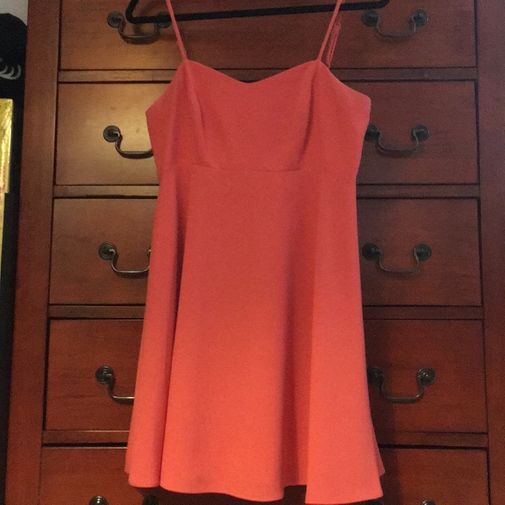 Coral dress